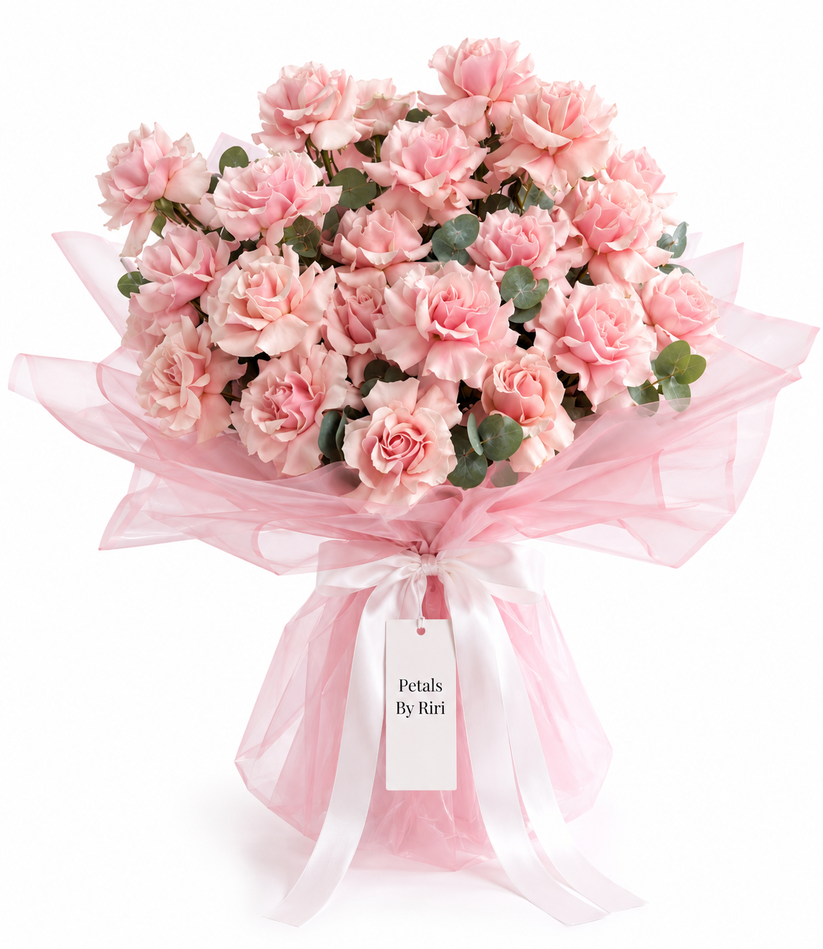 Rosé Dream luxury pink rose bouquet – Petals by Riri Dubai